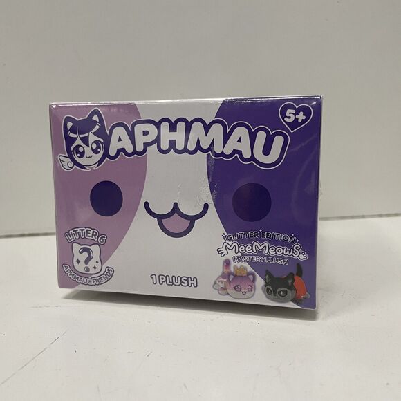 Aphmau cat! MeeMeows, Glitter Edition Mystery Plush Litter 6 Aphmau Cat 6" 2024 - Picture 2 of 4